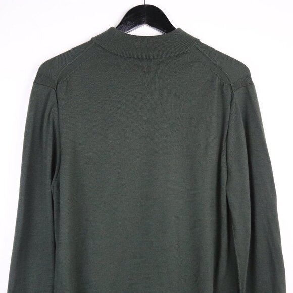 G-star Premium Core Mock Knit Dark Green Sweater Size XL - Picture 5 of 7
